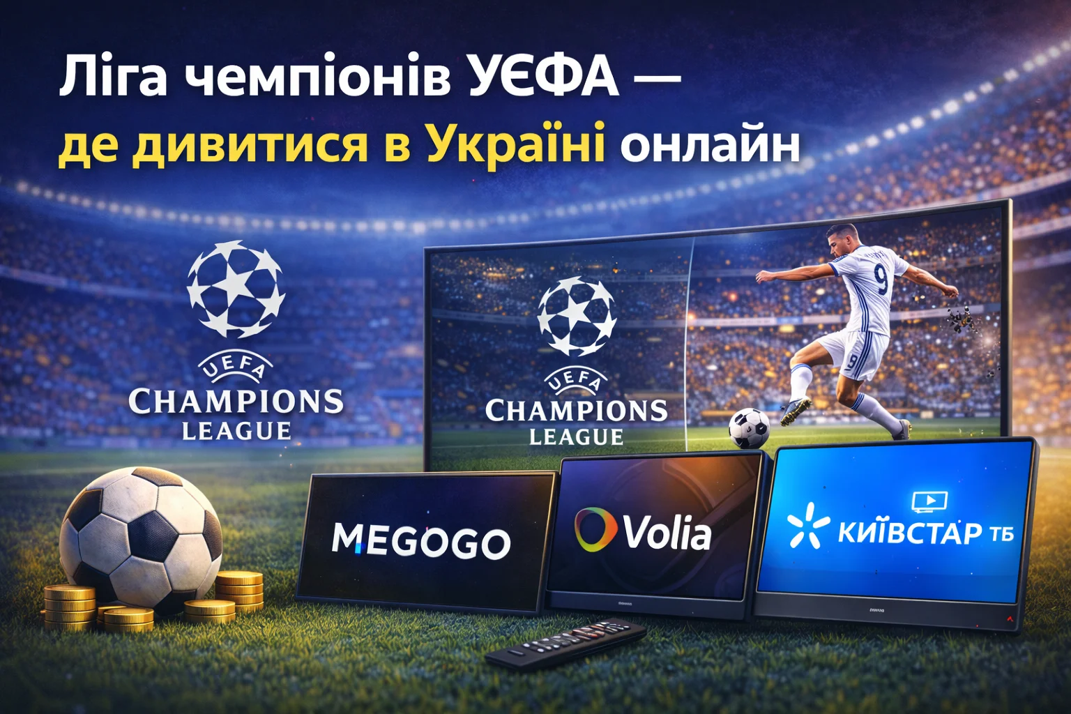 Ліга чемпіонів УЄФА — де дивитися в Україні