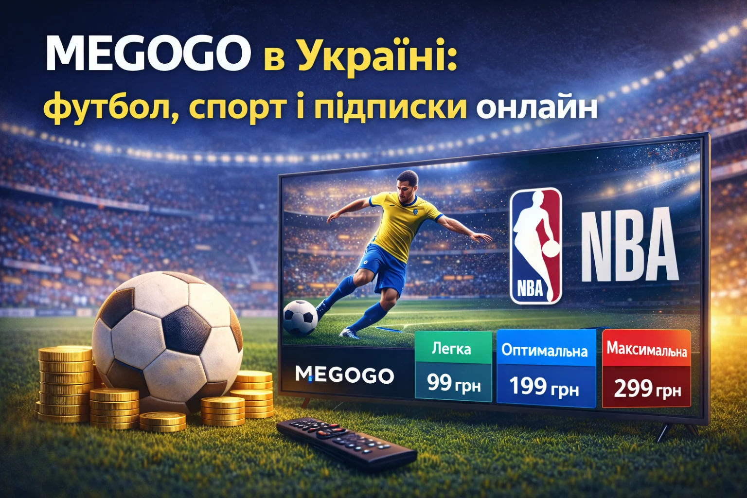 MEGOGO в Україні: футбол, спорт і підписки онлайн
